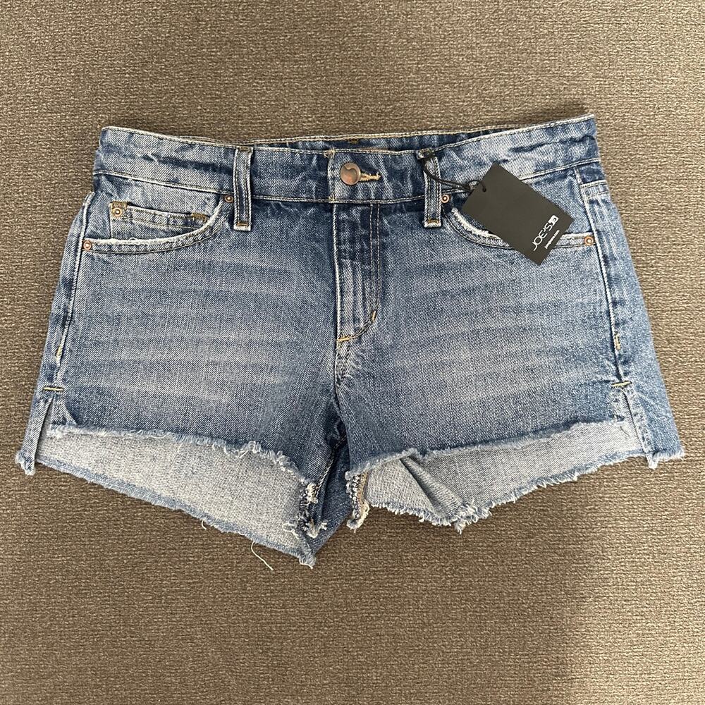 Joe's Jeans Light Blue Distressed Denim Shorts